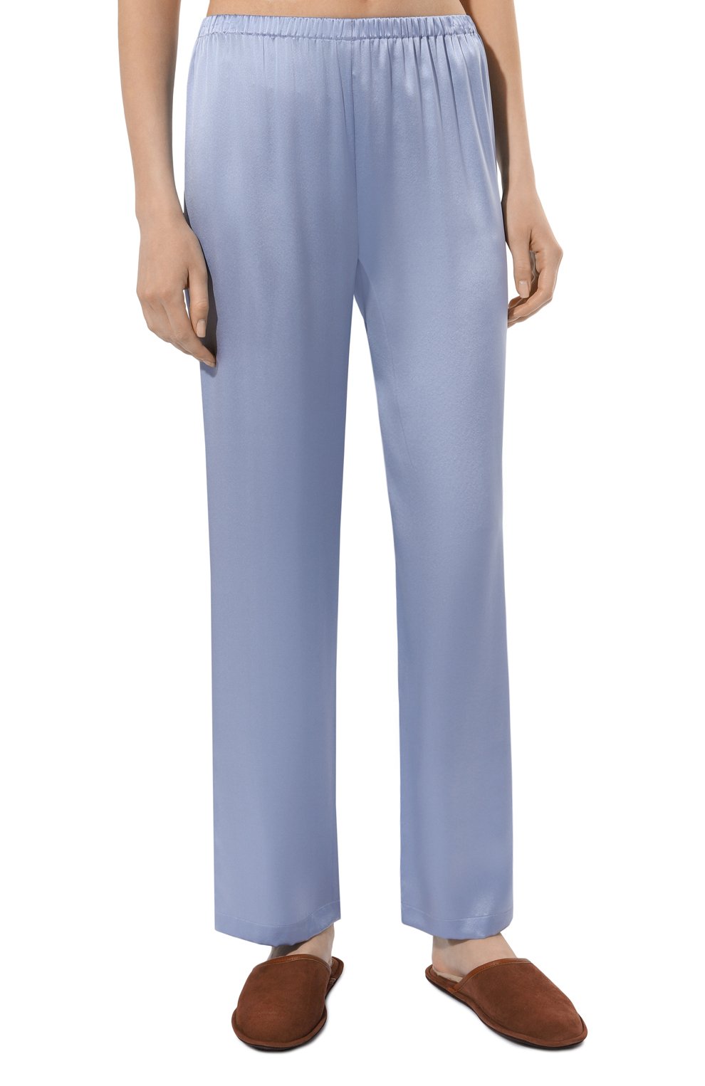 Шелковая пижама LUNA DI SETA голубого цвета по цене 60010 руб., арт. VLST08007, фото 5 Шелковая пижама LUNA DI SETA, арт. VLST08007, фото 5