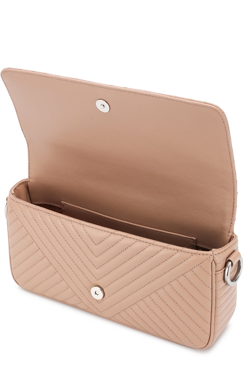 Сумка из кожи на цепочке PRADA, арт. 1BD164-2D91-F0PLD-COI, фото 4