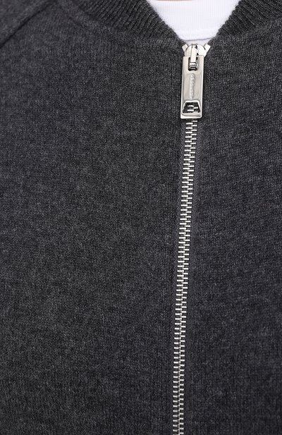 Кардиган из шерсти и кашемира BURBERRY серого цвета по цене 149500 руб., арт. 8033532, фото 5 Кардиган из шерсти и кашемира BURBERRY, арт. 8033532, фото 5