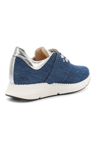 Кроссовки из кожи и текстиля ERMANNO SCERVINO, арт. 60990/28-35, фото 3