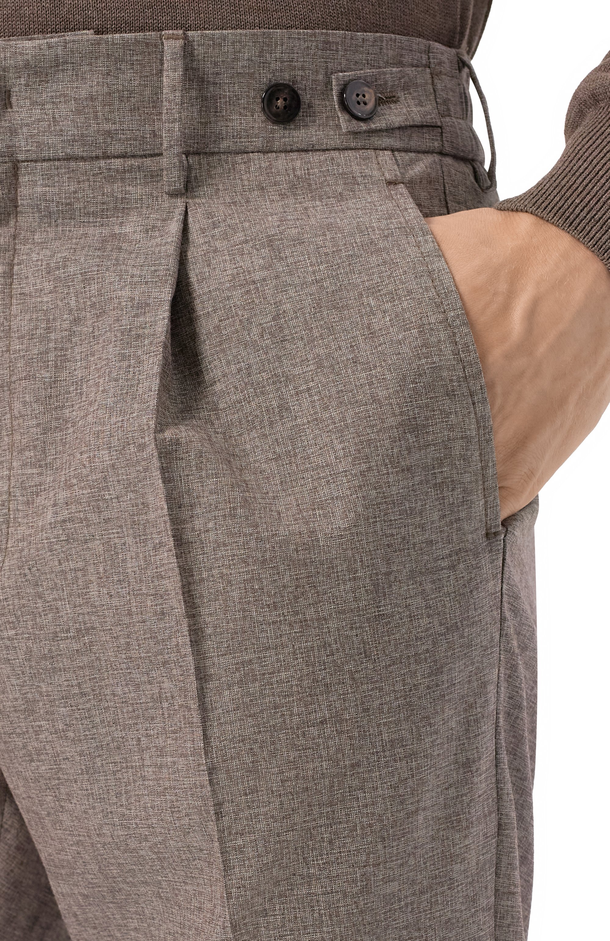 Брюки из шерсти и хлопка BERWICH, арт. BERT0/GB1866, фото 5