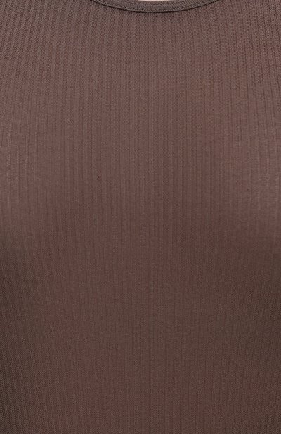 Майка из вискозы и шелка RICK OWENS темно-бежевого цвета по цене 25550 руб., арт. RP02A7101/RC, фото 5 Майка из вискозы и шелка RICK OWENS, арт. RP02A7101/RC, фото 5