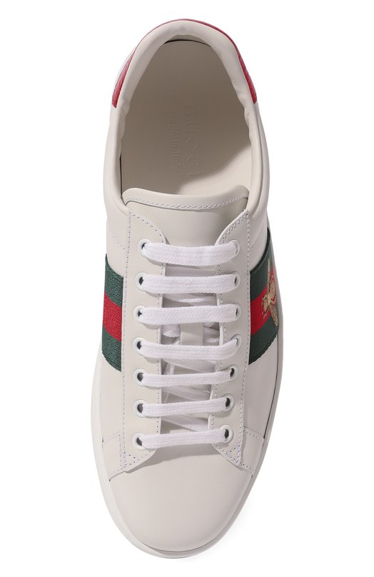 фото Кожаные кеды new ace gucci