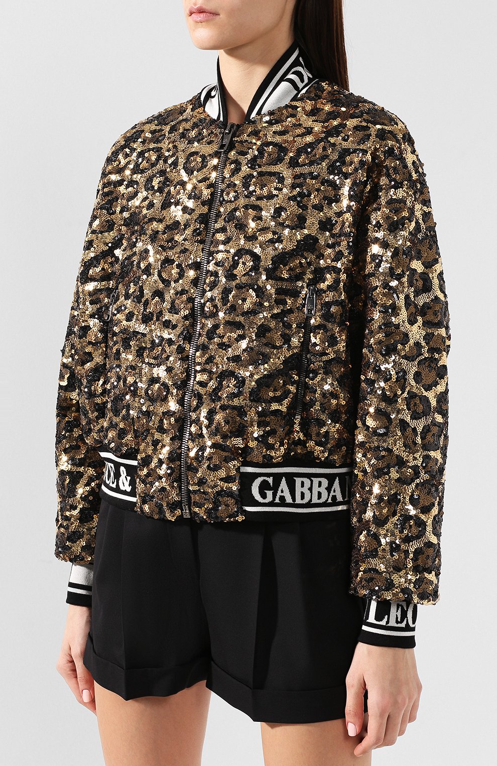 Бомбер с пайетками DOLCE & GABBANA, арт. F9E27T/FLSC0, фото 3