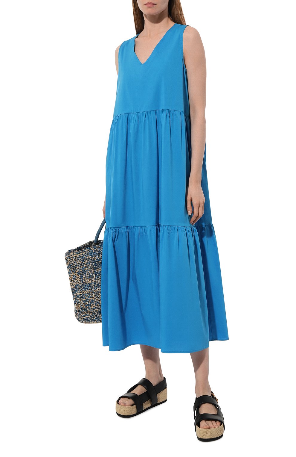 Хлопковое платье PIETRO BRUNELLI, арт. AG0443 MX/C02937, фото 2