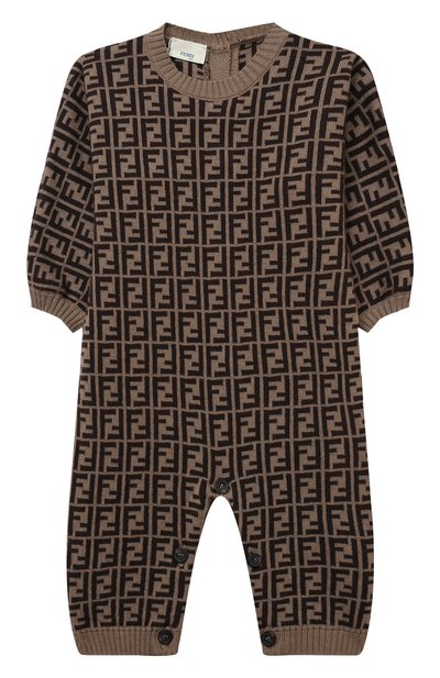 Хлопковый комбинезон FENDI, арт. BUL048/A3TE/12M-24M, фото 1