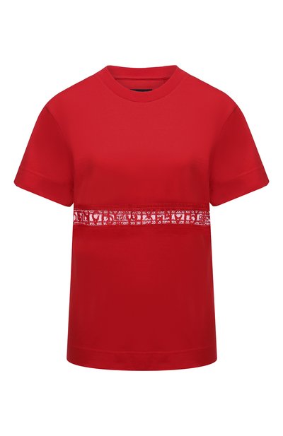 Женская хлопковая футболка GIVENCHY, арт. BW709T3Z7Z