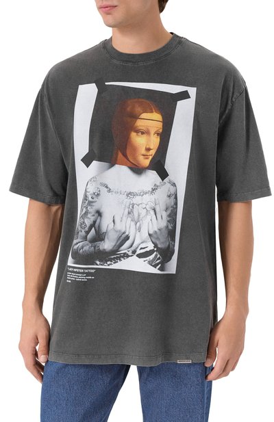 Хлопковая футболка DIEGO VENTURINO, арт. DVTS0LHT, фото 3