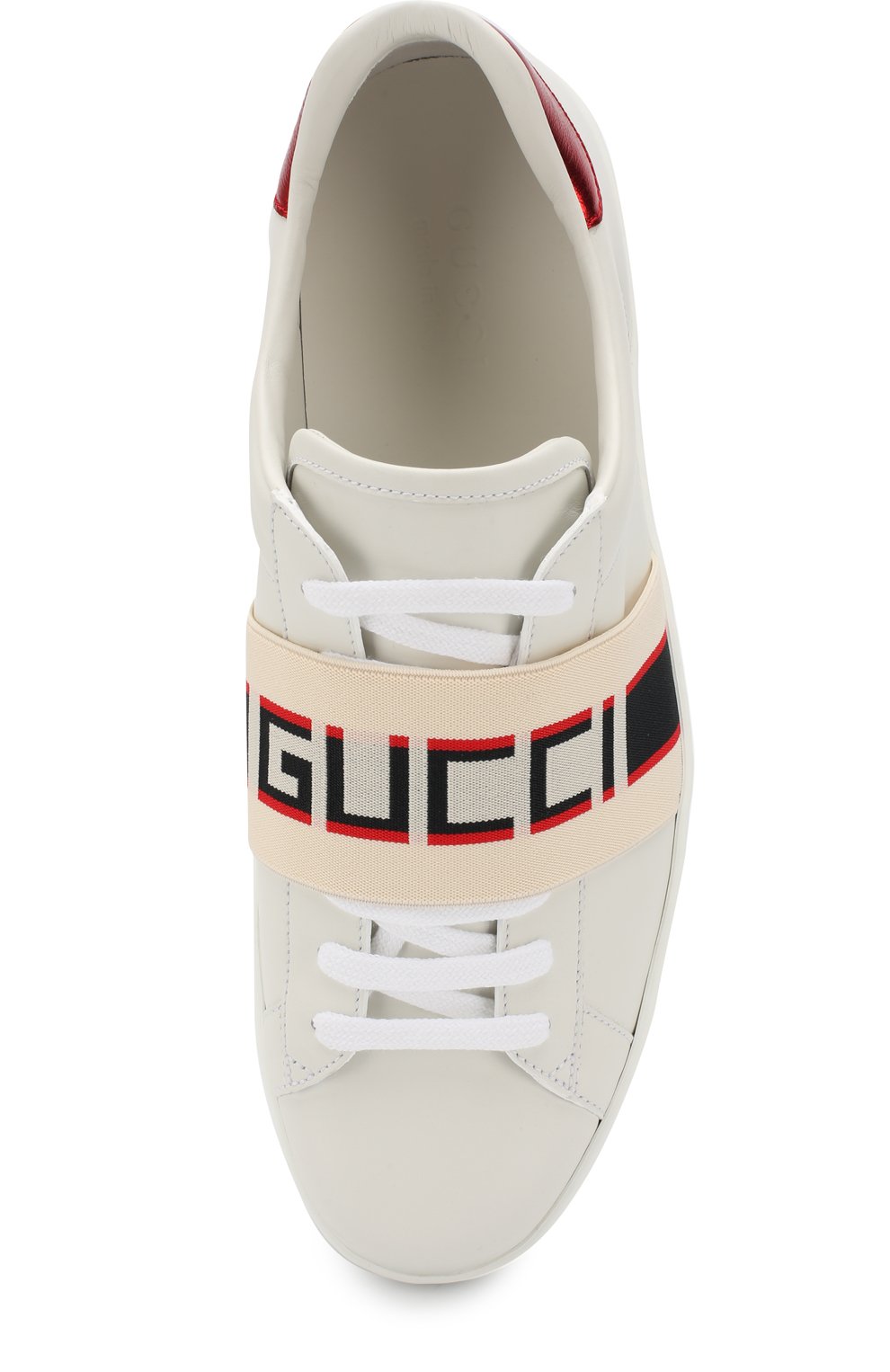 Кожаные кеды с логотипом бренда GUCCI, арт. 523469/0FIV0, фото 5