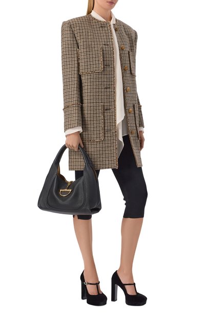 Сумка softbit medium GUCCI черного цвета по цене 495500 руб., арт. 858297/AAEA0, фото 3 Сумка softbit medium GUCCI, арт. 858297/AAEA0, фото 3