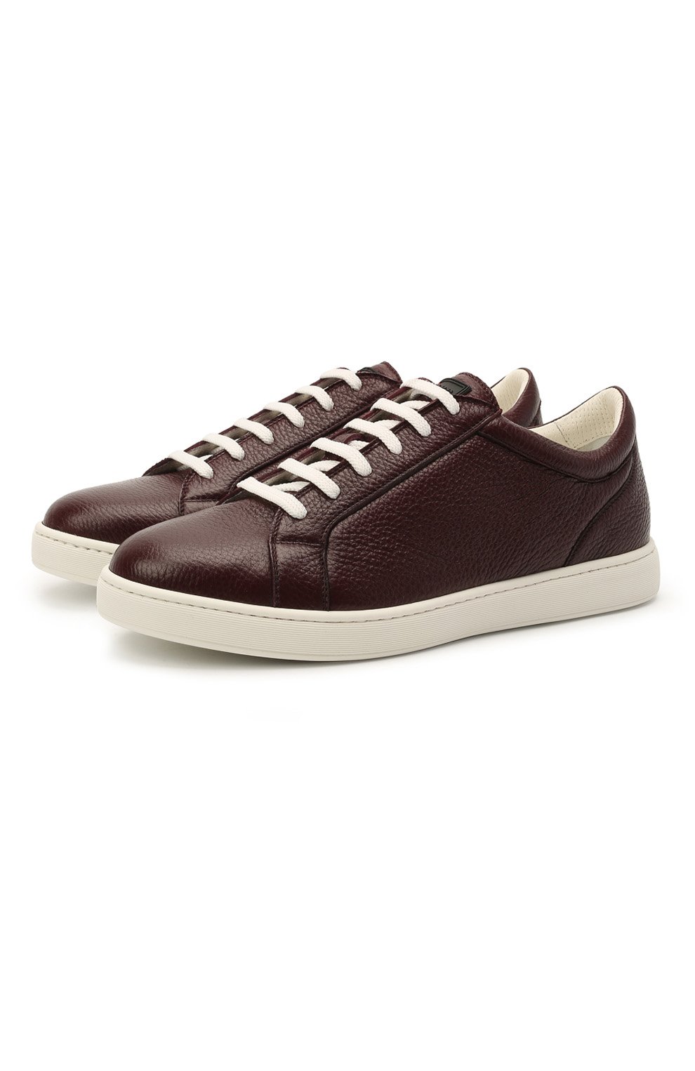 Кожаные кеды KITON, арт. USSSUITN00126, фото 1