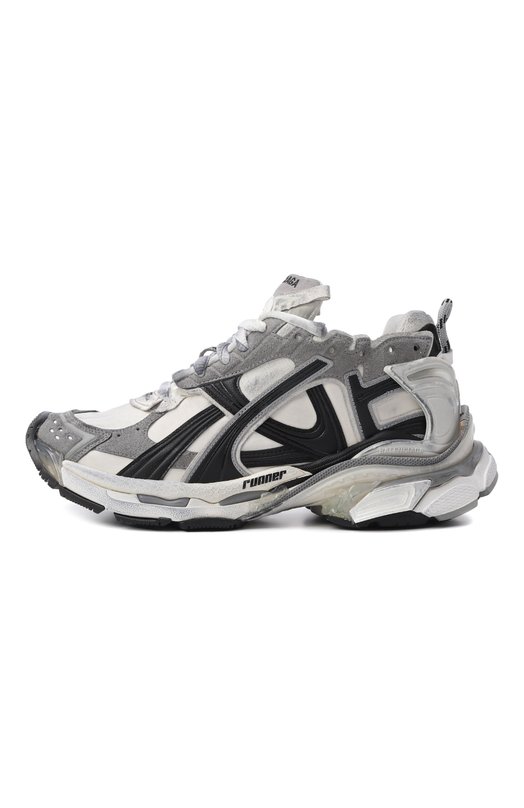 Текстильные кроссовки Runner Balenciaga 772767/W3RNY Серый  772767/W3RNY Фото 4