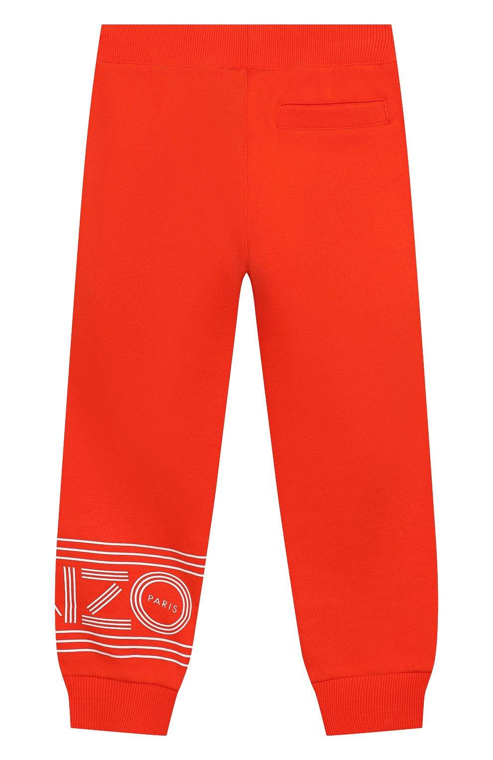 Хлопковые джоггеры KENZO оранжевого цвета по цене 4950 руб., арт. KN23568/3A-6A, фото 2 Хлопковые джоггеры KENZO, арт. KN23568/3A-6A, фото 2