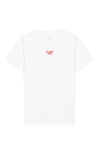 Хлопковая футболка STELLA MCCARTNEY, арт. TZ8C41