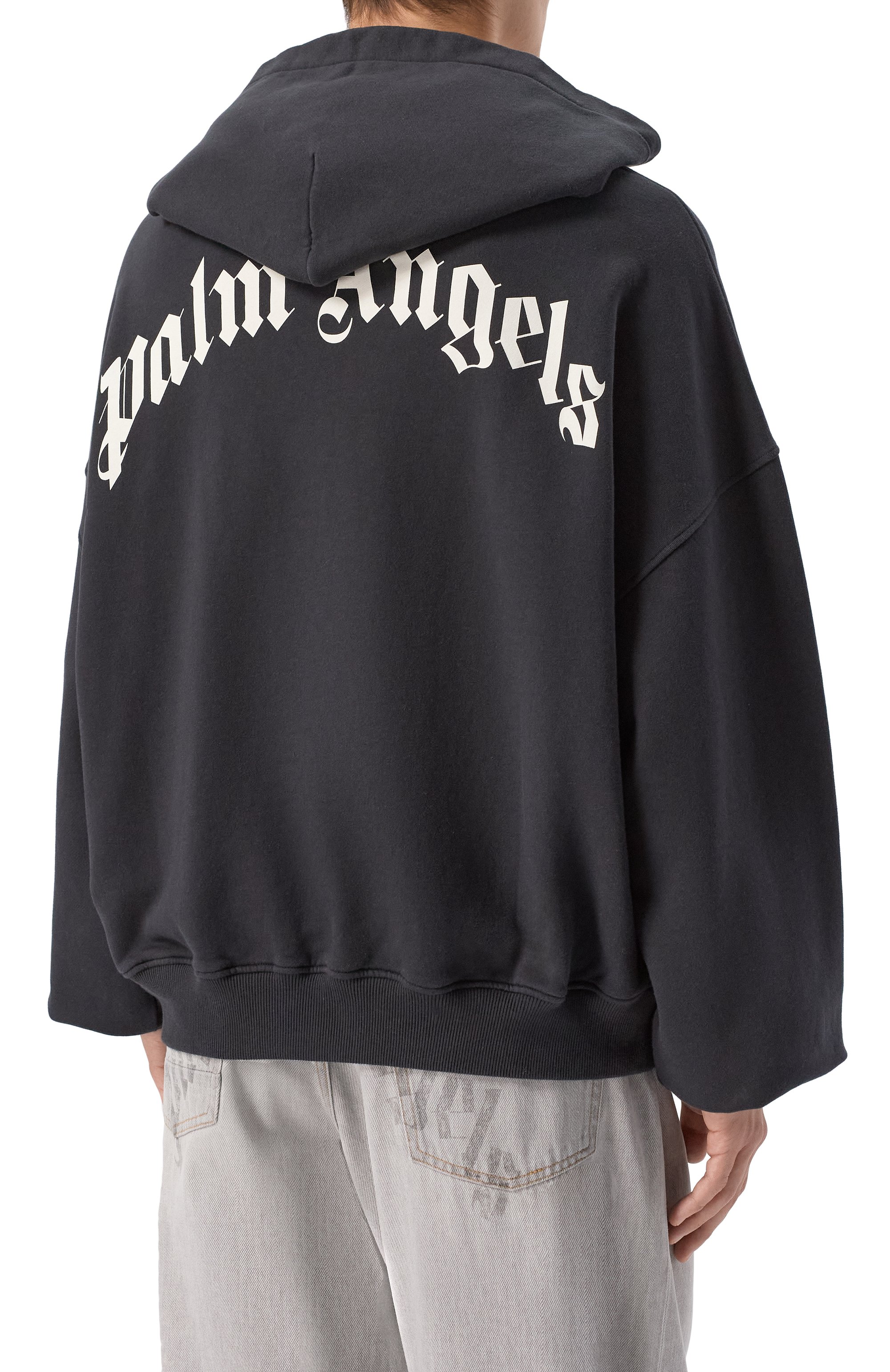 Хлопковое худи PALM ANGELS, арт. PMBB17EF25FLE004, фото 4