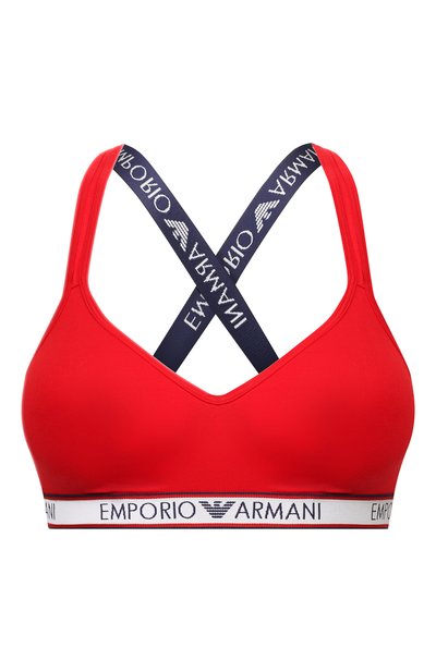 Женский хлопковый бюстгальтер EMPORIO ARMANI, арт. 163995/0P317