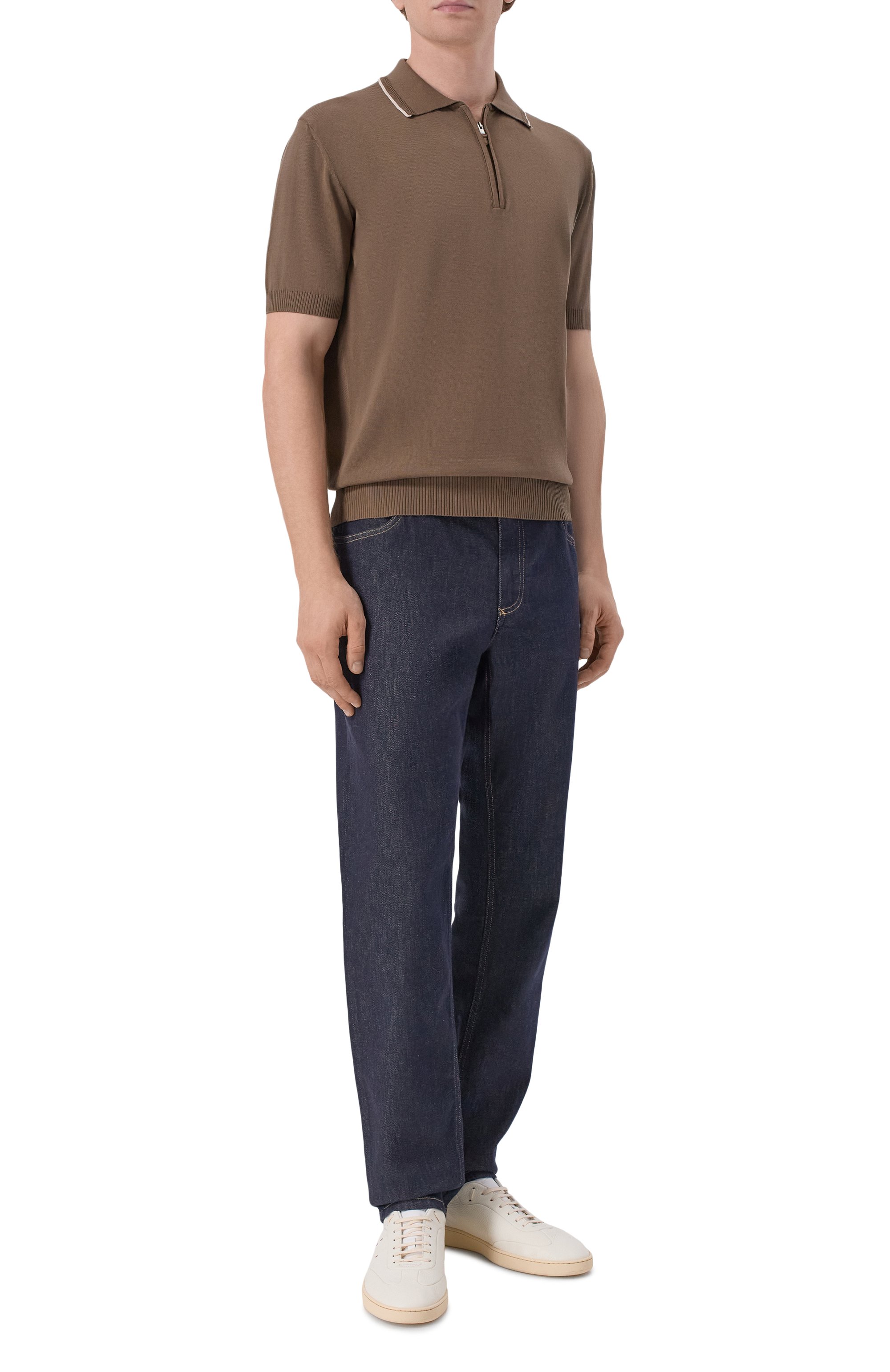 Хлопковое поло CANALI, арт. C1165/MK02460, фото 2