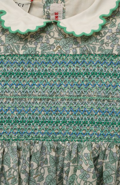 Хлопковое платье GUCCI, арт. 615241 ZAEFG, фото 3