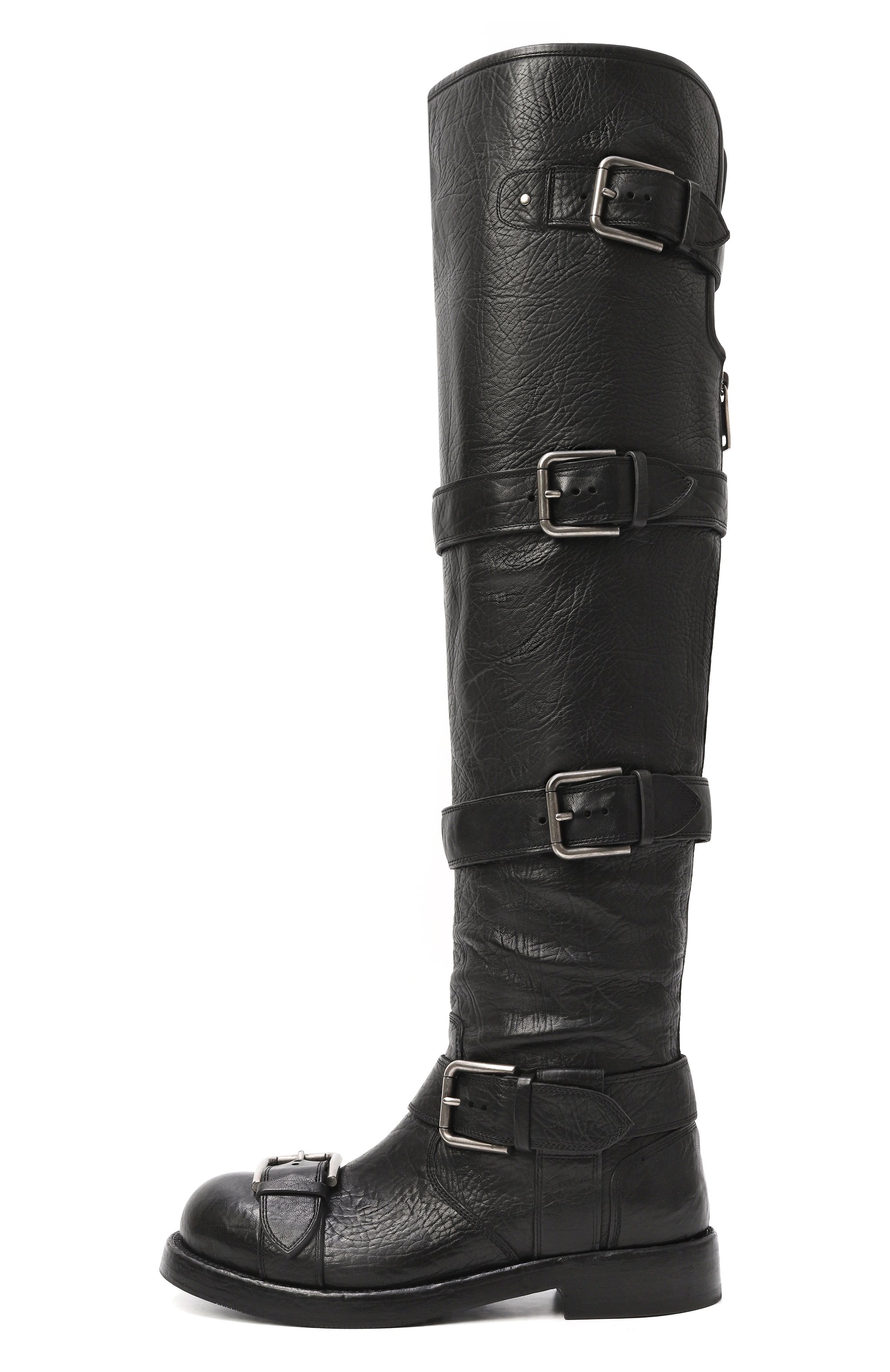 Кожаные ботфорты bernini DOLCE & GABBANA, арт. CU1239/AW352, фото 4