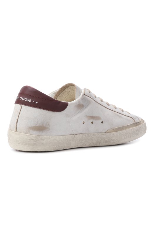Кожаные кеды Super-Star Golden Goose Deluxe Brand GMF00101.F008114 Белый  GMF00101.F008114 Фото 4