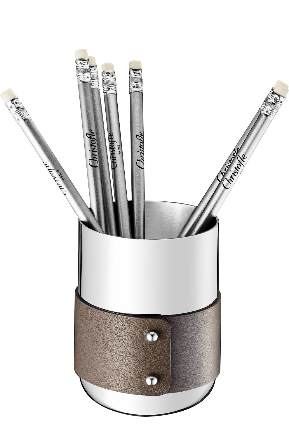 Стакан для ручек collection club taupe CHRISTOFLE, арт. 05950600, фото 2