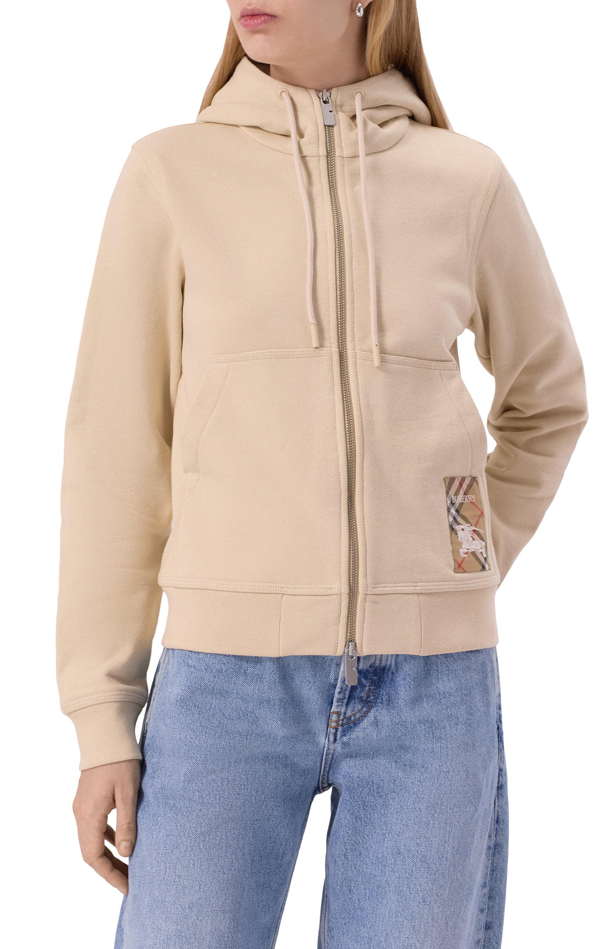 Хлопковая толстовка BURBERRY, арт. 8103498, фото 3