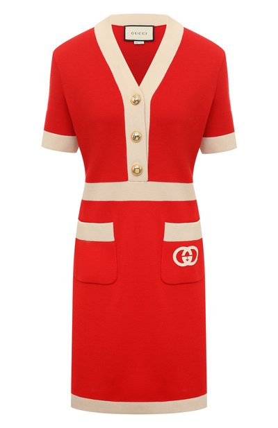 Женское шерстяное платье GUCCI, арт. 606017 XKA4A