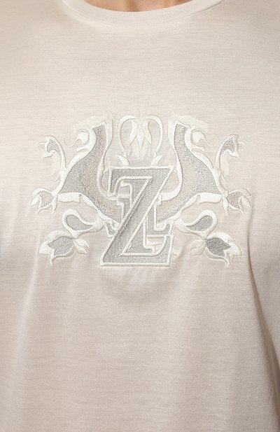 Хлопковая футболка ZILLI, арт. MEX-NT320-NELI1/MC01, фото 5