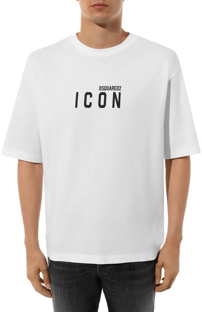 Хлопковая футболка icon DSQUARED2, арт. S79GC0102/D20020, фото 3