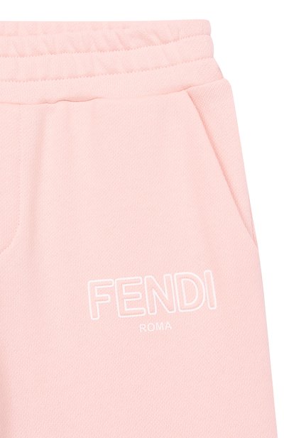 Хлопковые джоггеры FENDI, арт. JUF175/5V0/3A-6A, фото 3