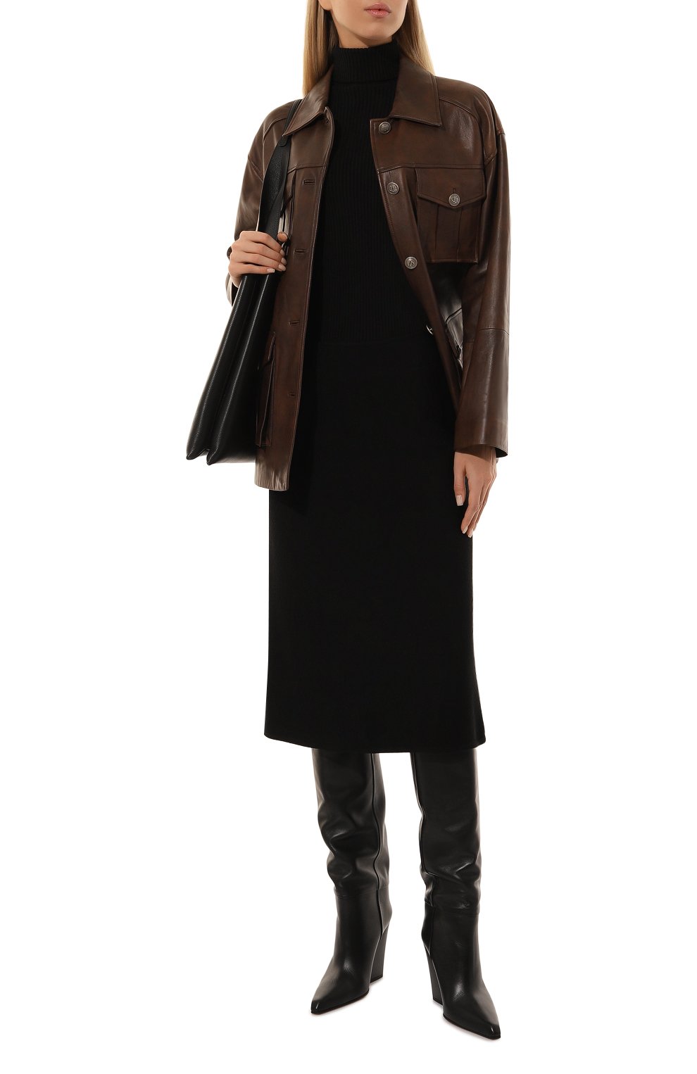 Водолазка PIETRO BRUNELLI черного цвета по цене 15100 руб., арт. MAM080/VIM038/9999, фото 2 Водолазка PIETRO BRUNELLI, арт. MAM080/VIM038/9999, фото 2