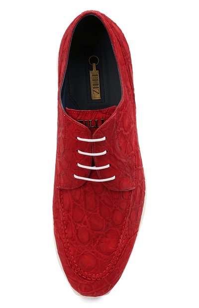 Кроссовки из кожи каймана ZILLI, арт. MDU-T146/010/CCR0, фото 5