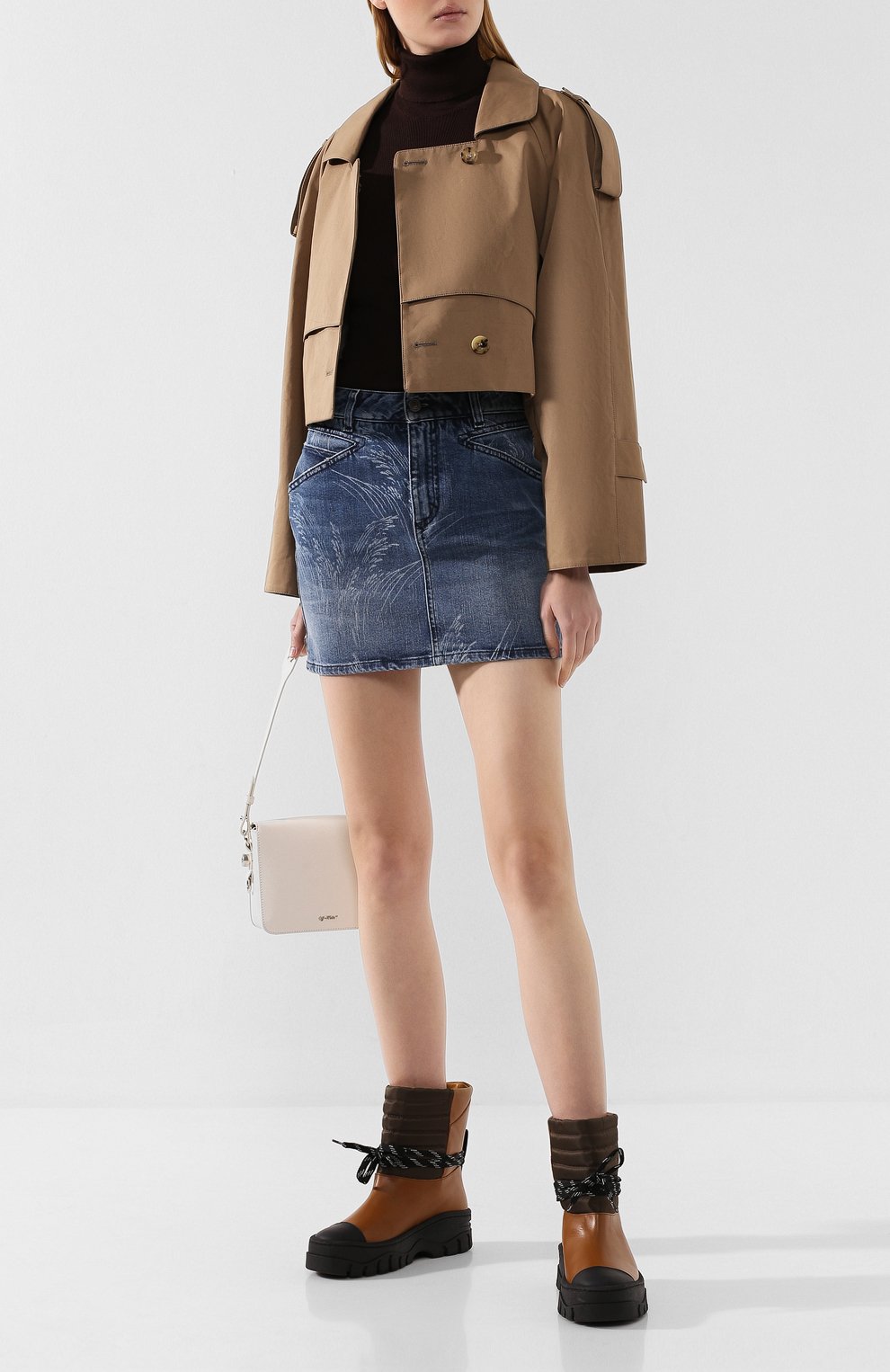 Кожаные ботинки GANNI, арт. S1022, фото 2