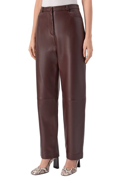 Кожаные брюки LOULOU DE SAISON, арт. C0BE, фото 3