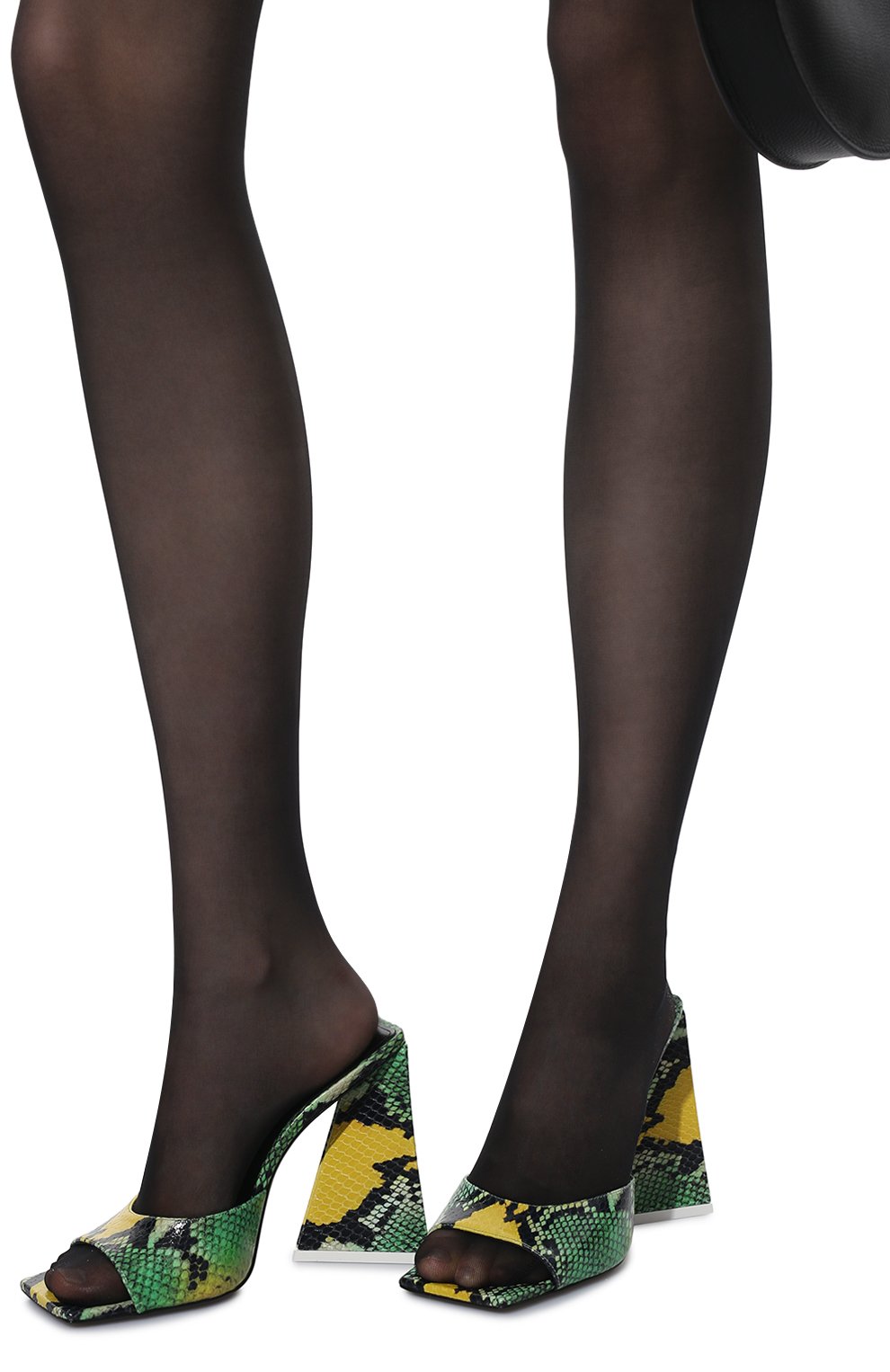 Кожаные мюли devon THE ATTICO, арт. 221WS000/EL003, фото 3