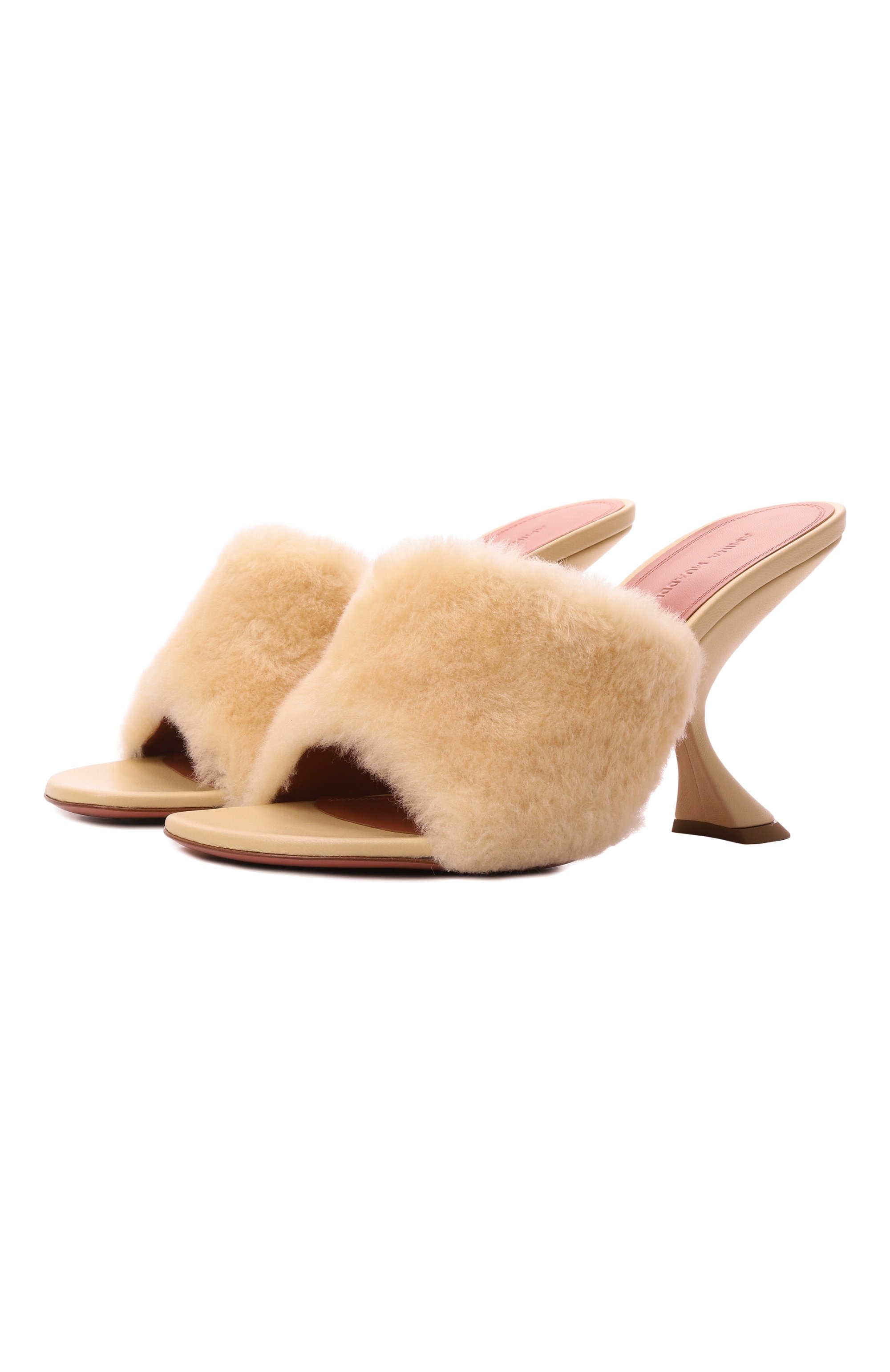 Мюли taylor 90 из овчины AMINA MUADDI, арт. TAYL0R FUR SLIPPER/SHEARLING, фото 1