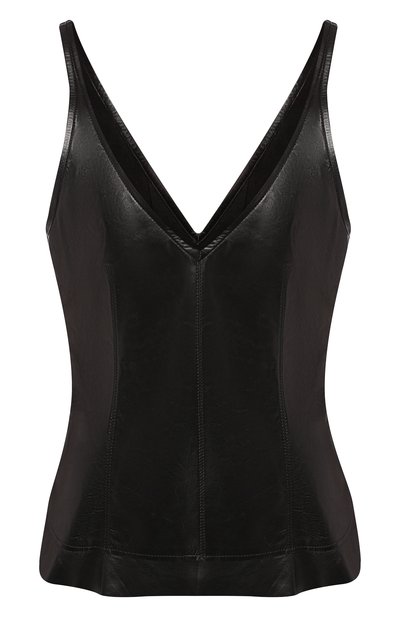 Женский кожаный топ ISABEL MARANT, арт. HT1514-19A003I/CELIA