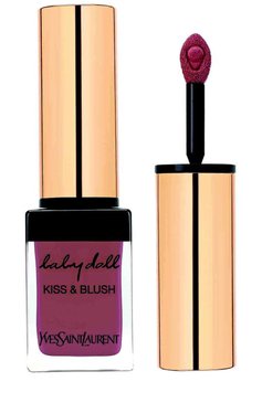 Блеск для губ и румяна Baby Doll Kiss & Blush 10 Nude Insolent YSL ...