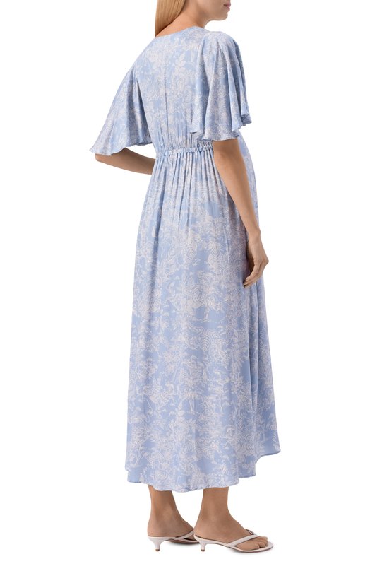 Платье из вискозы Pietro Brunelli AG0446/VIGS01 Голубой  AG0446/VIGS01 Фото 3