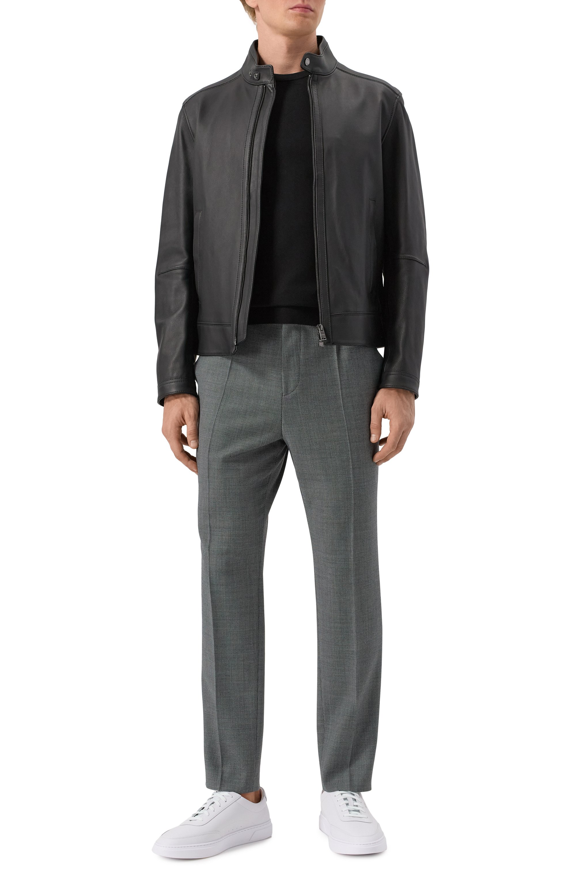 Кожаная куртка BOSS, арт. 50532475, фото 2