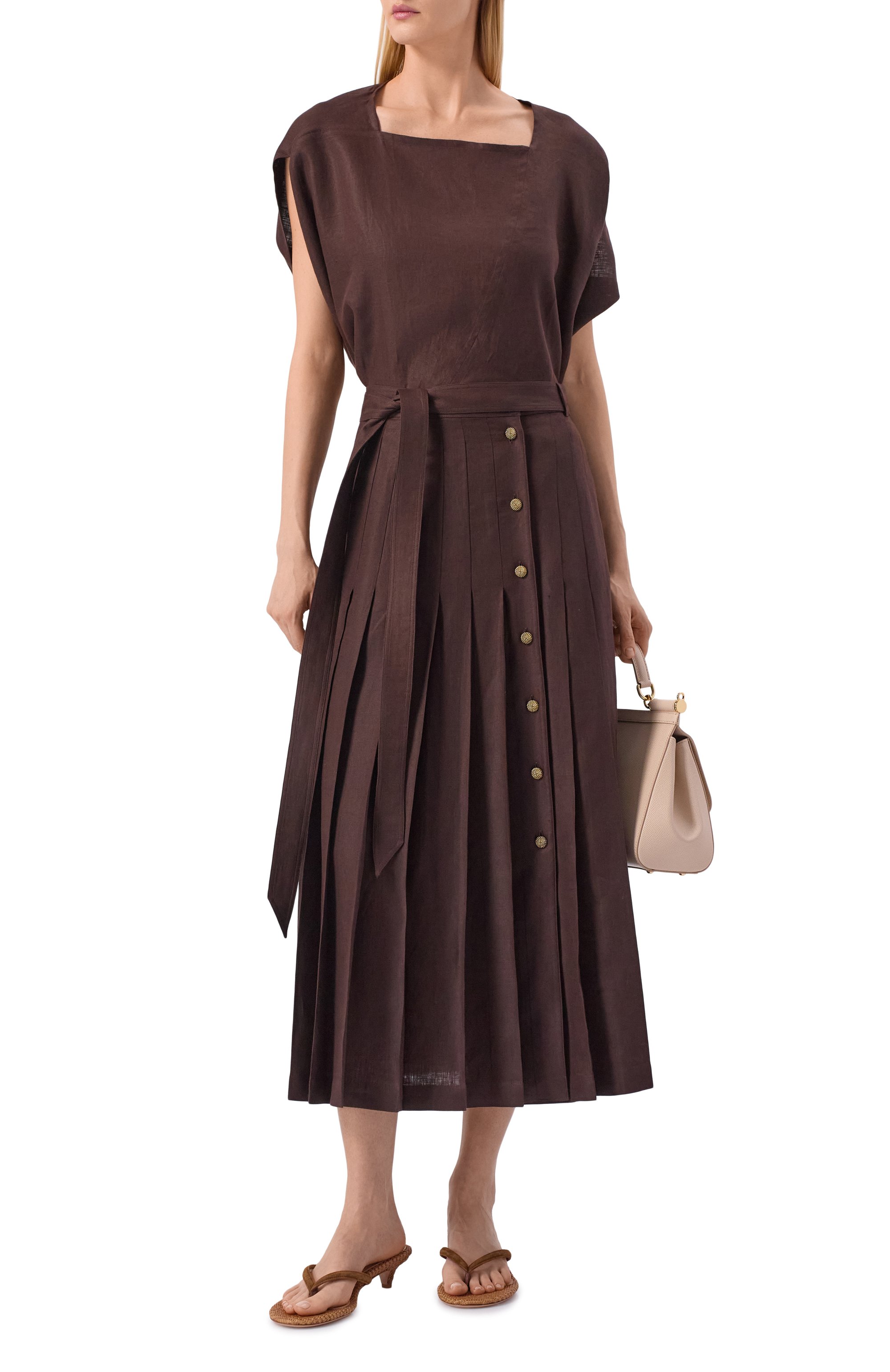 Льняная юбка LORO PIANA, арт. FAP2896, фото 2