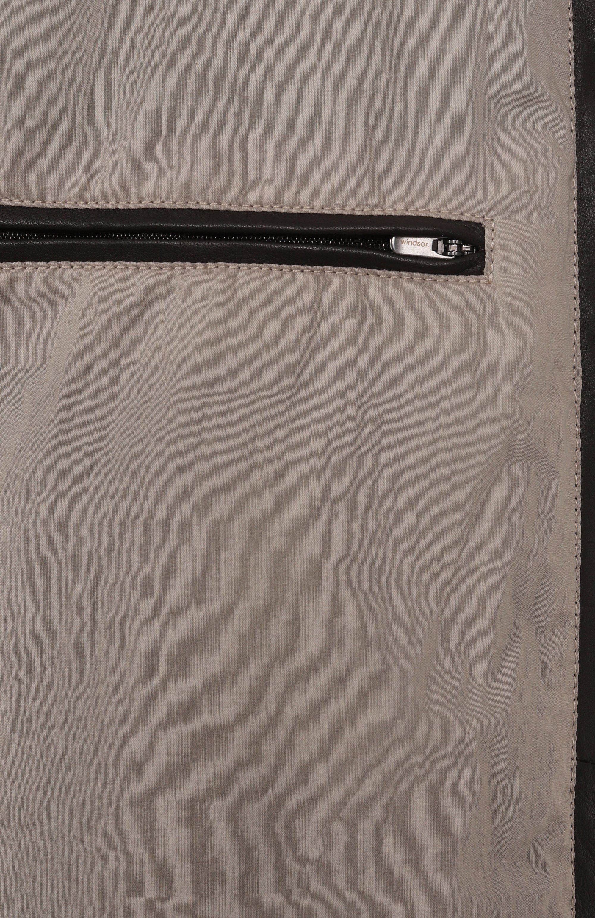 Кожаный бомбер WINDSOR темно-коричневого цвета по цене 99500 руб., арт. B0RELL03-L/1300145/62, фото 7 Кожаный бомбер WINDSOR, арт. B0RELL03-L/1300145/62, фото 7