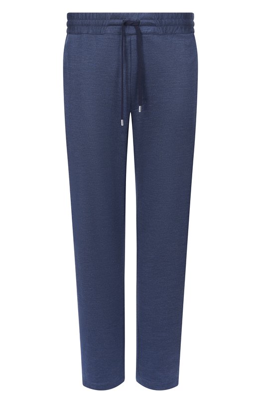 Брюки из хлопка и шелка Cortigiani 4AF621 Синий 4AF621