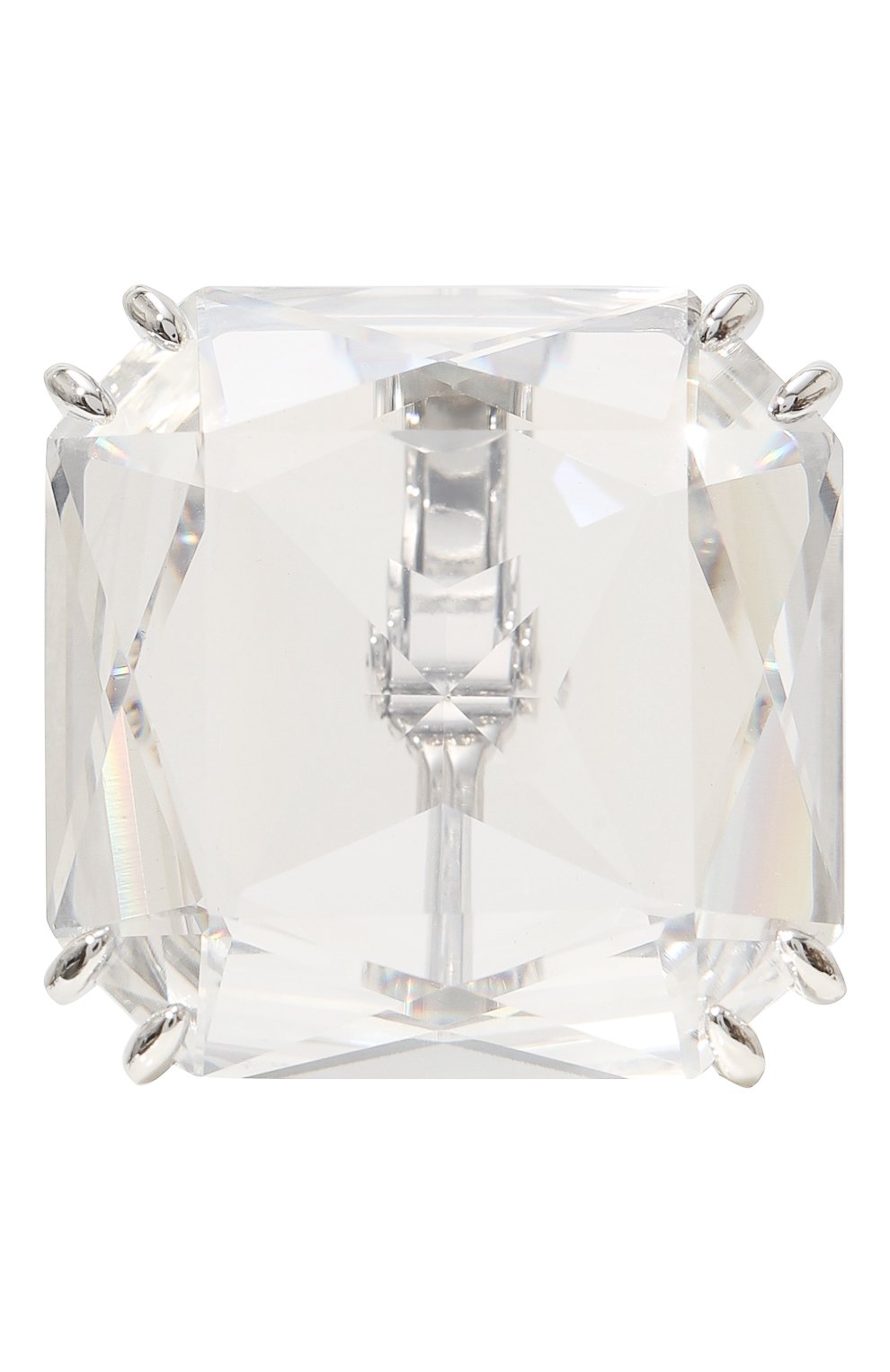 Моноклипса SWAROVSKI серебряного цвета по цене 8980 руб., арт. 5600756, фото 1 Моноклипса SWAROVSKI, арт. 5600756, фото 1