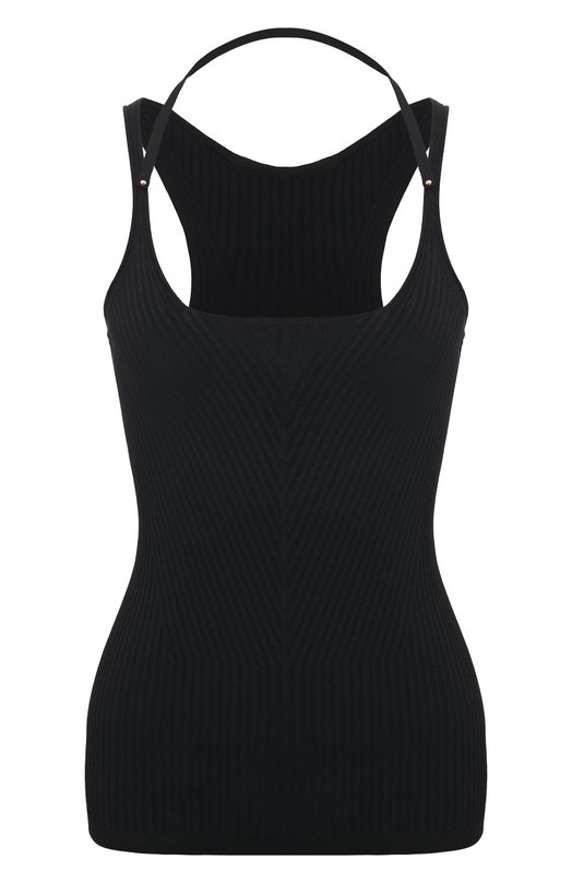Топ из вискозы Giorgio Armani 3DAK05/AM41Z Чёрный 3DAK05/AM41Z