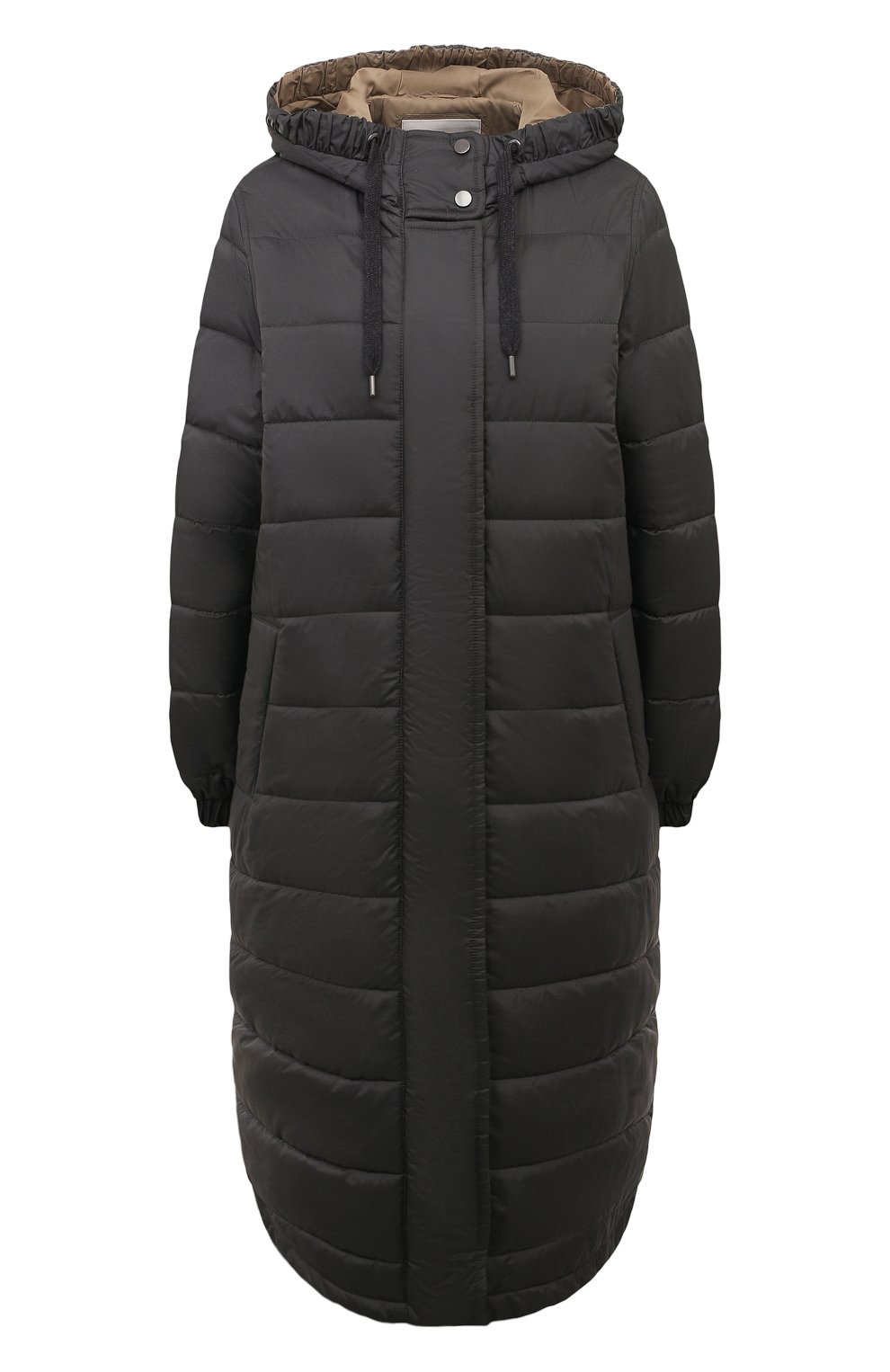 Утепленная куртка BRUNELLO CUCINELLI темно-серого цвета по цене 543500 руб., арт. MH5049699P, фото 1 Утепленная куртка BRUNELLO CUCINELLI, арт. MH5049699P, фото 1