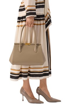 Женская сумка marlene DOLCE & GABBANA бежевого цвета, арт. BB7734/A3G19 | Фото 2 (Материал сплава: Проставлено; Материал: Натуральн�ая кожа; Размер: medium; Драгоценные камни: Проставлено)