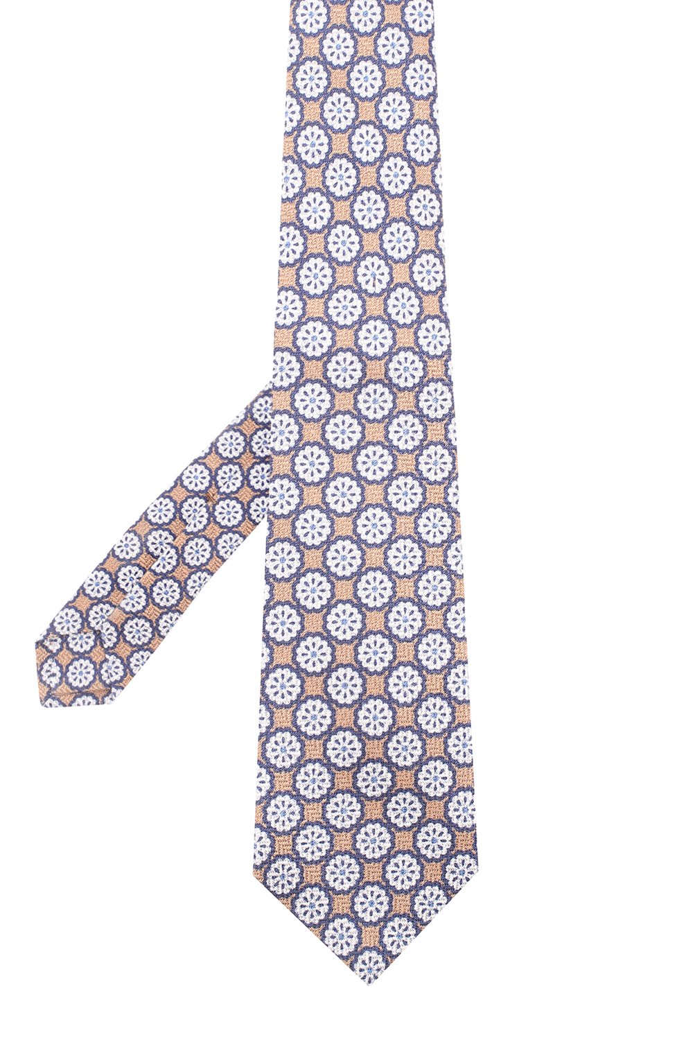 Галстук из смеси шерсти и шелка с узором KITON, арт. KLC06E00, фото 2