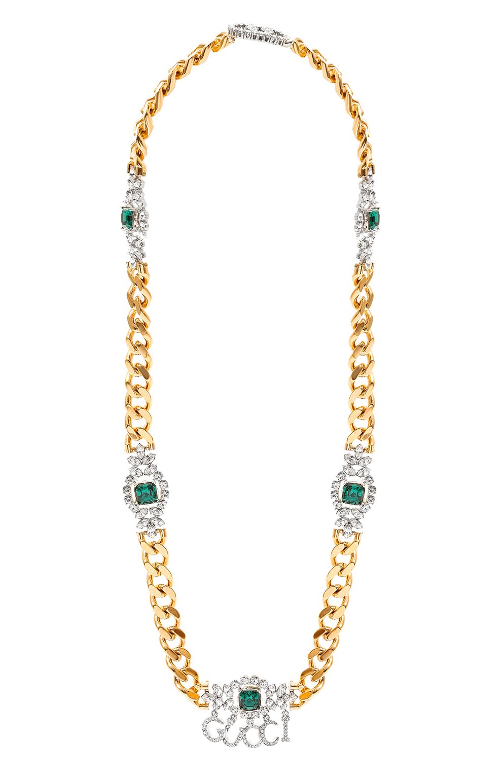 Колье GUCCI разноцветного цвета по цене 280800 руб., арт. 679989 IAAAL, фото 1 Колье GUCCI, арт. 679989 IAAAL, фото 1