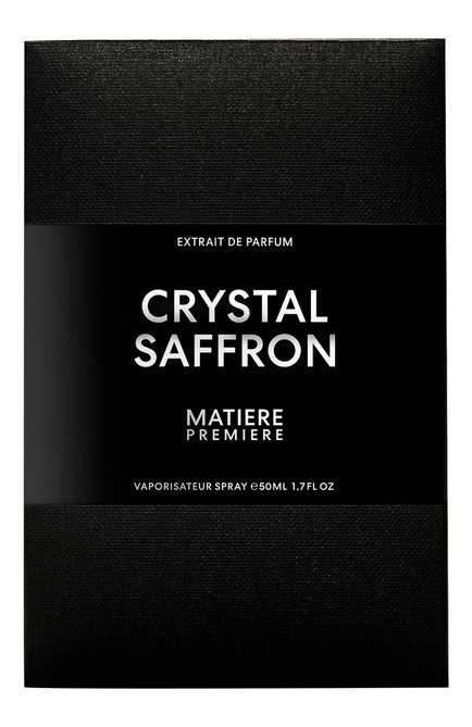Мужской парфюмерный экстракт crystal saffron (50ml) MATIERE PREMIERE, арт. 3760372460990